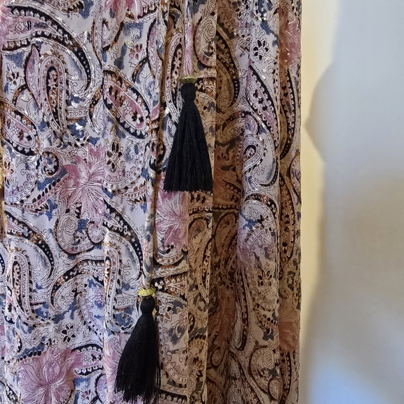 Lara Ethnics Long Backless Multistyle Paisley Dress - Picture 7 of 16